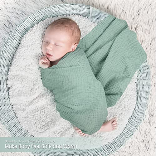 Lulu Moon Sage 2 Pack Neutral Muslin Swaddle Blanket